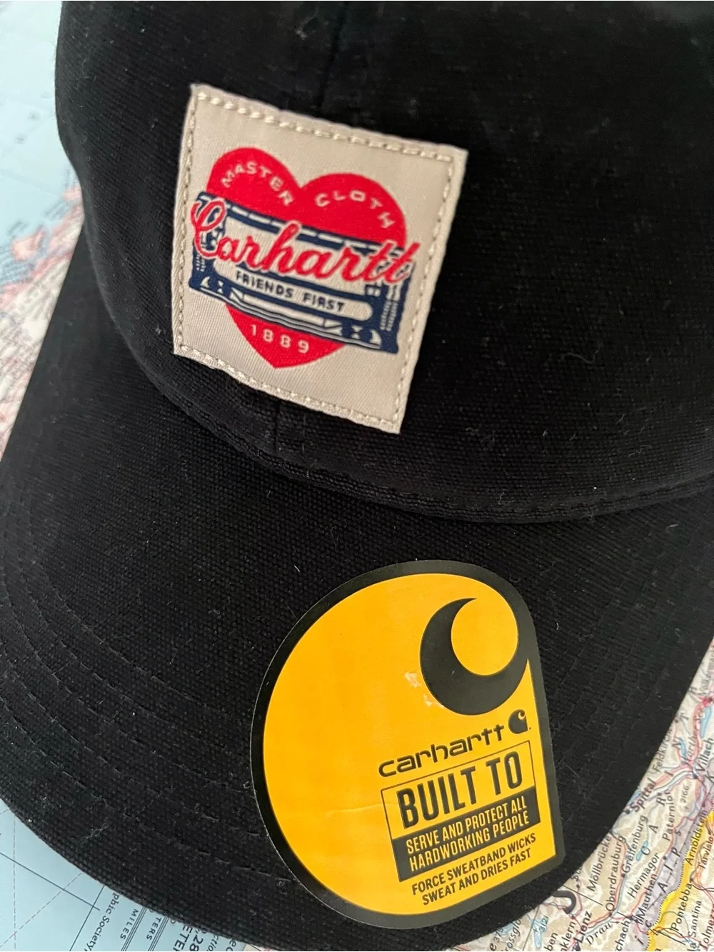 Carhartt black adjustable hat